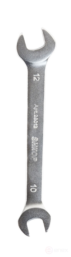 Ключ гаечный рожковый двусторонний 10х12