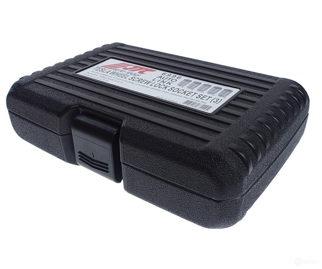 Set of heads for secret bolts and nuts (TESLA model 3, S, X) JTC