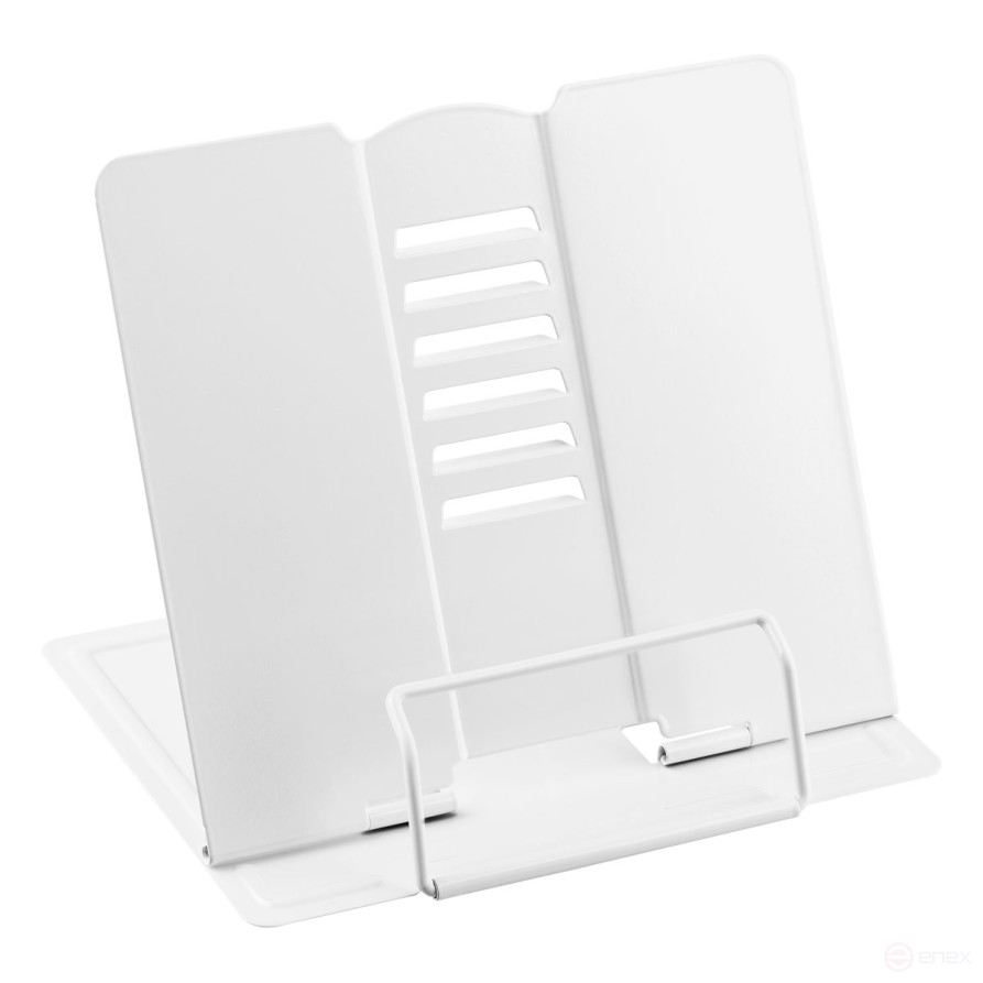 STAMM book stand, metal, adjustable tilt angle, white