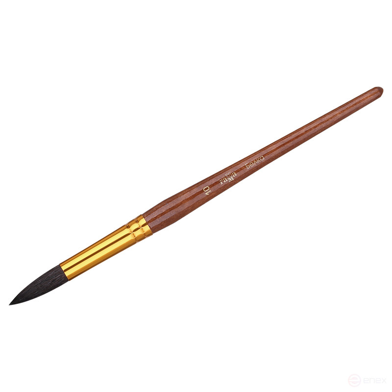 Gamma squirrel brush, round No.10