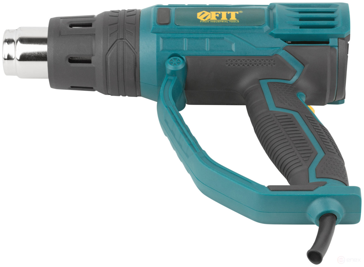 Фен технический 2000 Вт; 350/600 °C; 300/500 л/мин; рез. накл.; коробка