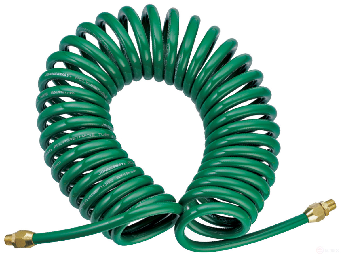 JAZ-7214J Polyurethane spiral hose for pneumatic tools 8x12mm, 13m
