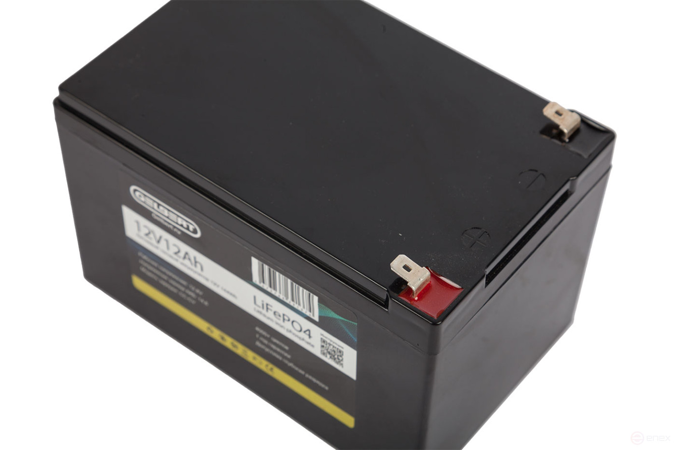 Литиевый тяговый аккумулятор Gelbert LiFePO4 (12V/12Ah/12A/144Wh) [6-DZF-12, 6-DZM-12]