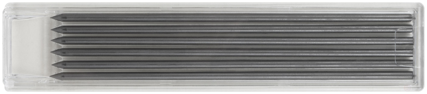 Interchangeable pencils for construction pencil, black, 6 pcs.