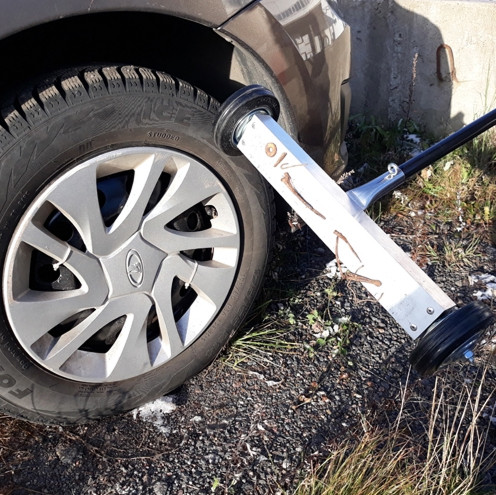 Magnetic collector on wheels 330 mm PROF-MAGNET