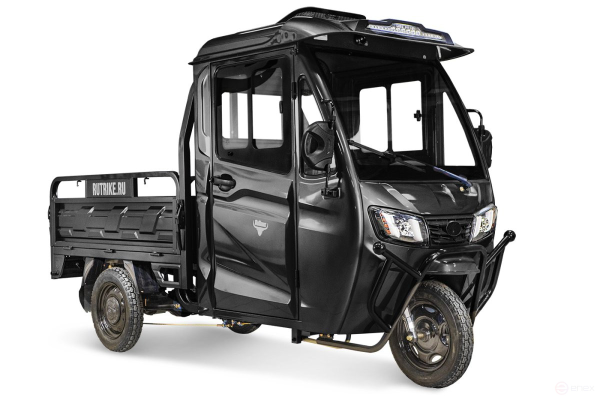 Cargo electric tricycle Rutrike CARGO Cabin 1500 60V1000W, matt black