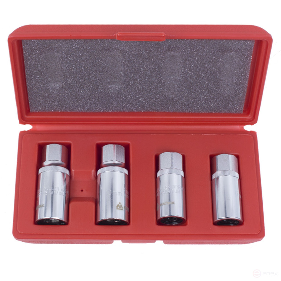 Набор шпильковертов роликовых, 6, 8, 10, 12 мм, 4 предмета МАСТАК 109-20004