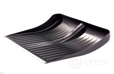 Shovel No. 3 with galvanized bar D=32(515x410) with wooden handle and V-handle