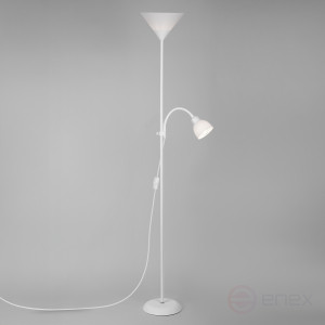7088-501 Floor Lamp Rivoli Alexandrina 7088-501 Floor Lamp 1 x E27 40W + 1 x E14 40W White
