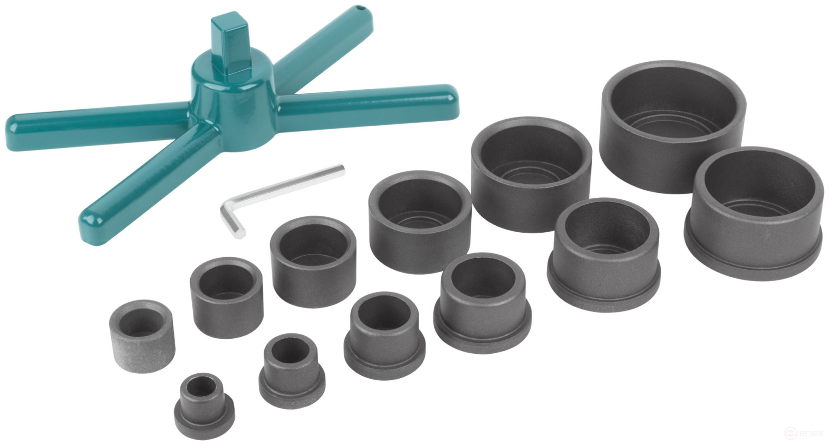 Welding machine for plastic pipes 750/1500 W; 50-300 °C; pipe diameters 20-63 mm; metal. case