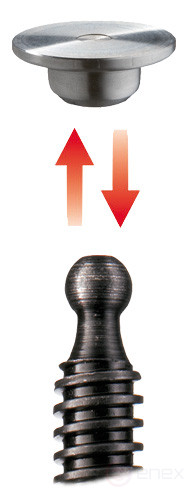 GZ60-2K All-metal clamp 600/120, force: 6 kN, with 2-component handle