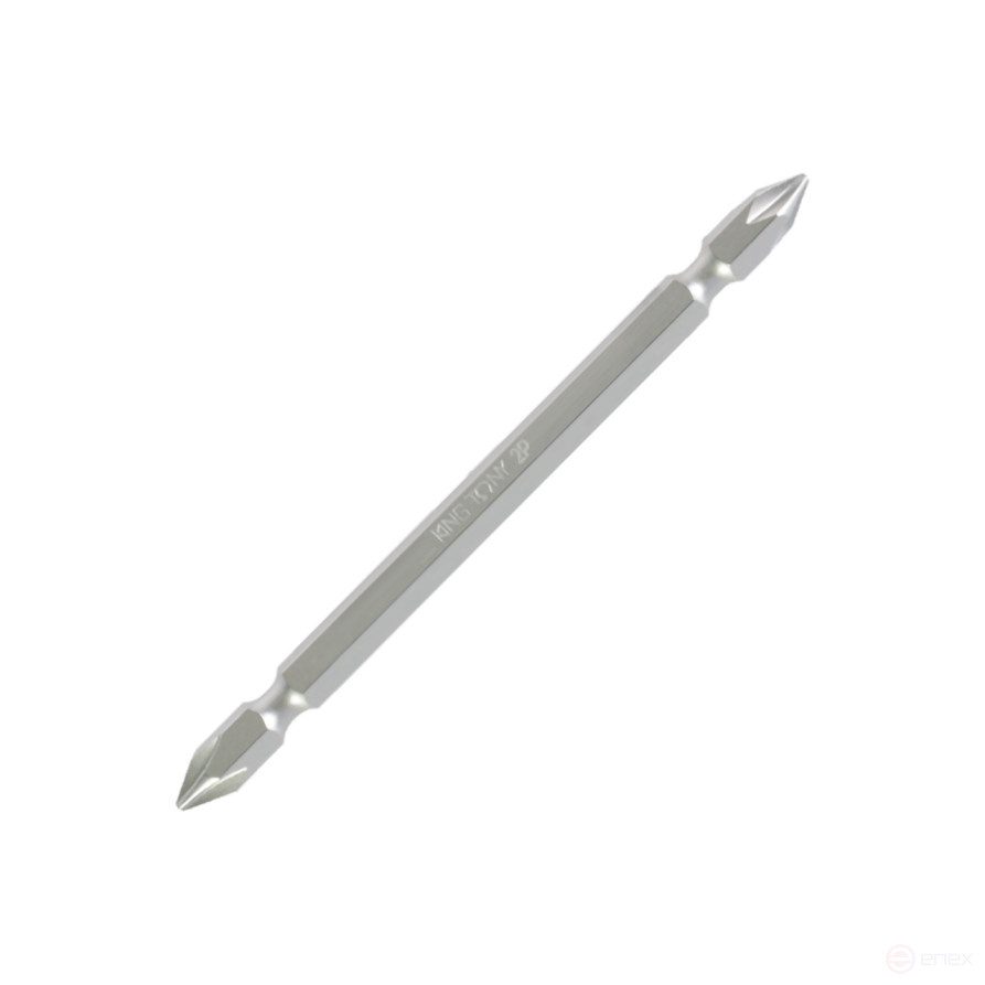 1/4" socket insert (bits), Phillips, PH2, 110 mm, double-sided, for KING TONY 131102P screwdriver