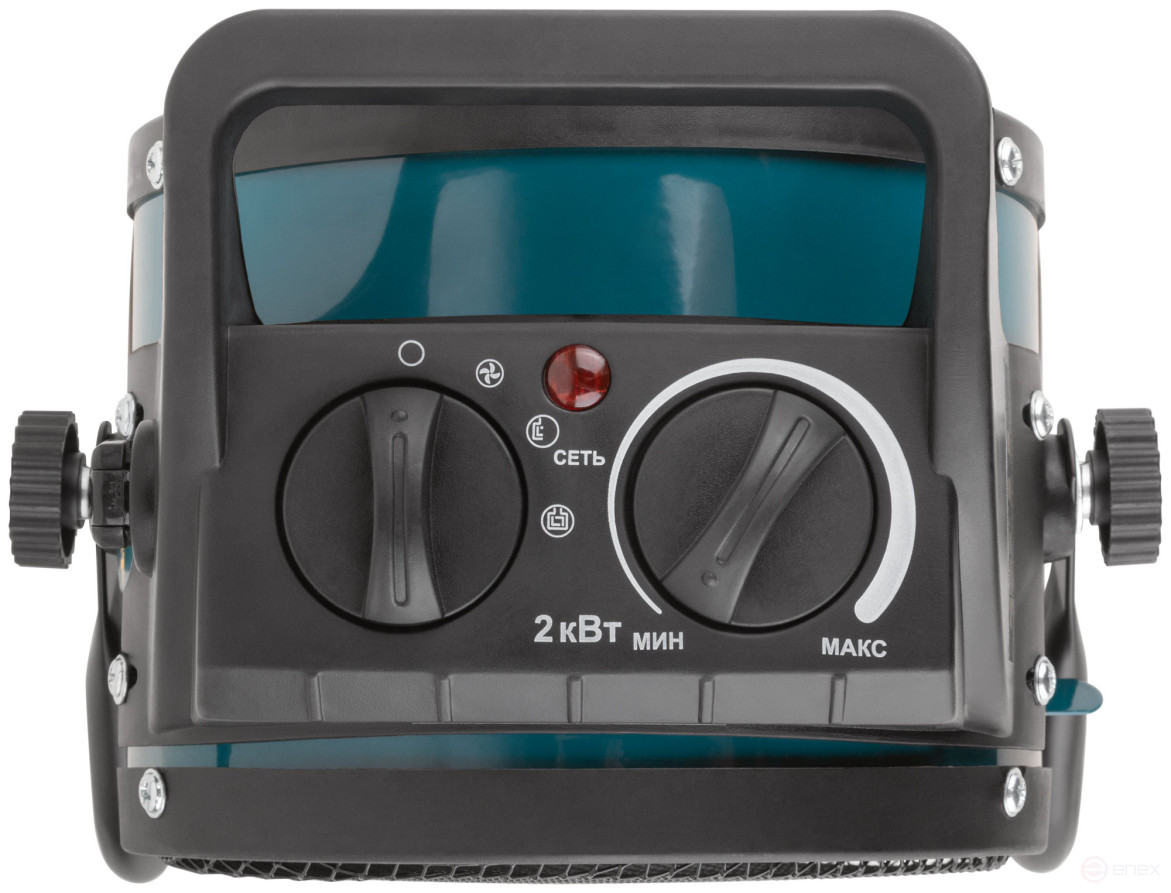 Пушка тепловая 2000 Вт; 20 м2; 160 м3/мин; керамич. ТЭН ; коробка