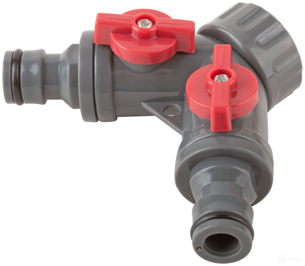 Distributor 2-channel, 3/4" internal thread of the base