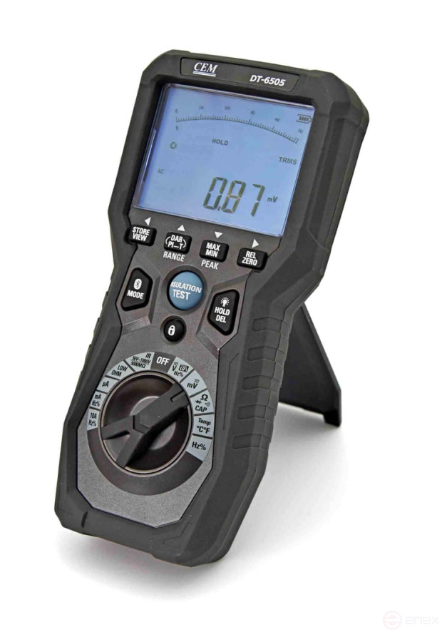 DT-6505 Измеритель сопротивления изоляции Микроомметр высокого разрешения с мультиметром True RMS