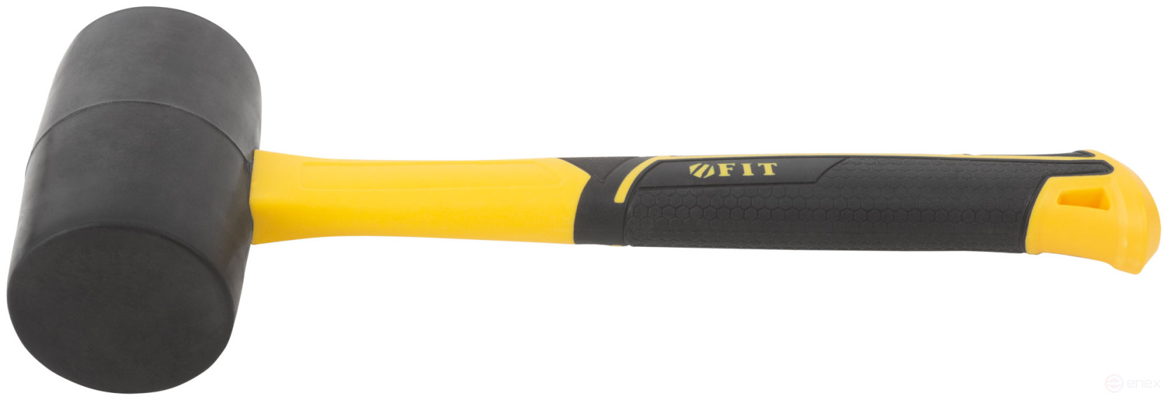 Киянка резиновая, фиберглассовая ручка 65 мм (680 гр)