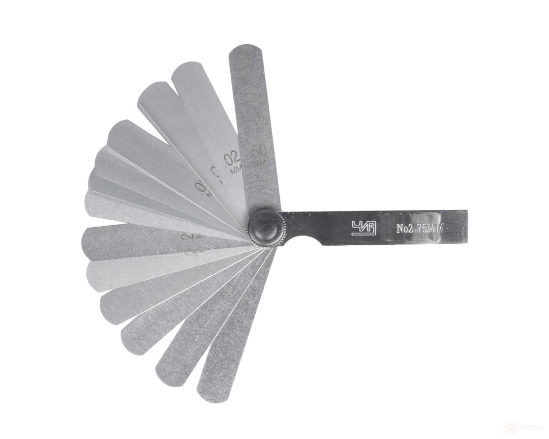 Набор щупов N2 0,02 - 0,5 L= 70 с калибр. ЧИЗ