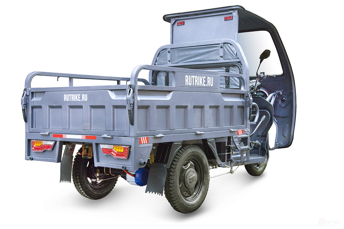 Cargo electric tricycle Rutrike Globe 1500 60V/1000W, blue