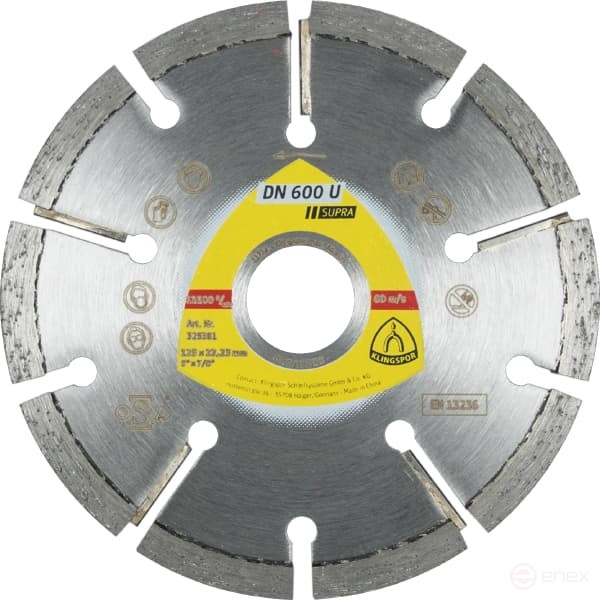 Reinforced disc DN 600 U Supra, 125 x 22.23, 330662