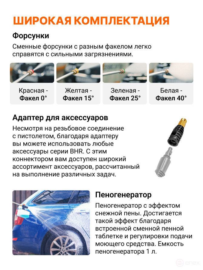 High pressure washer BORT BHR-2100M