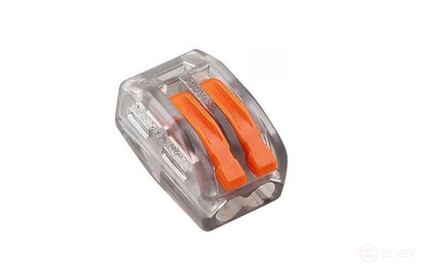 Terminal connector RIPO PCT-212/A (analog 222-412) 2 contacts(pack of 50 pcs)