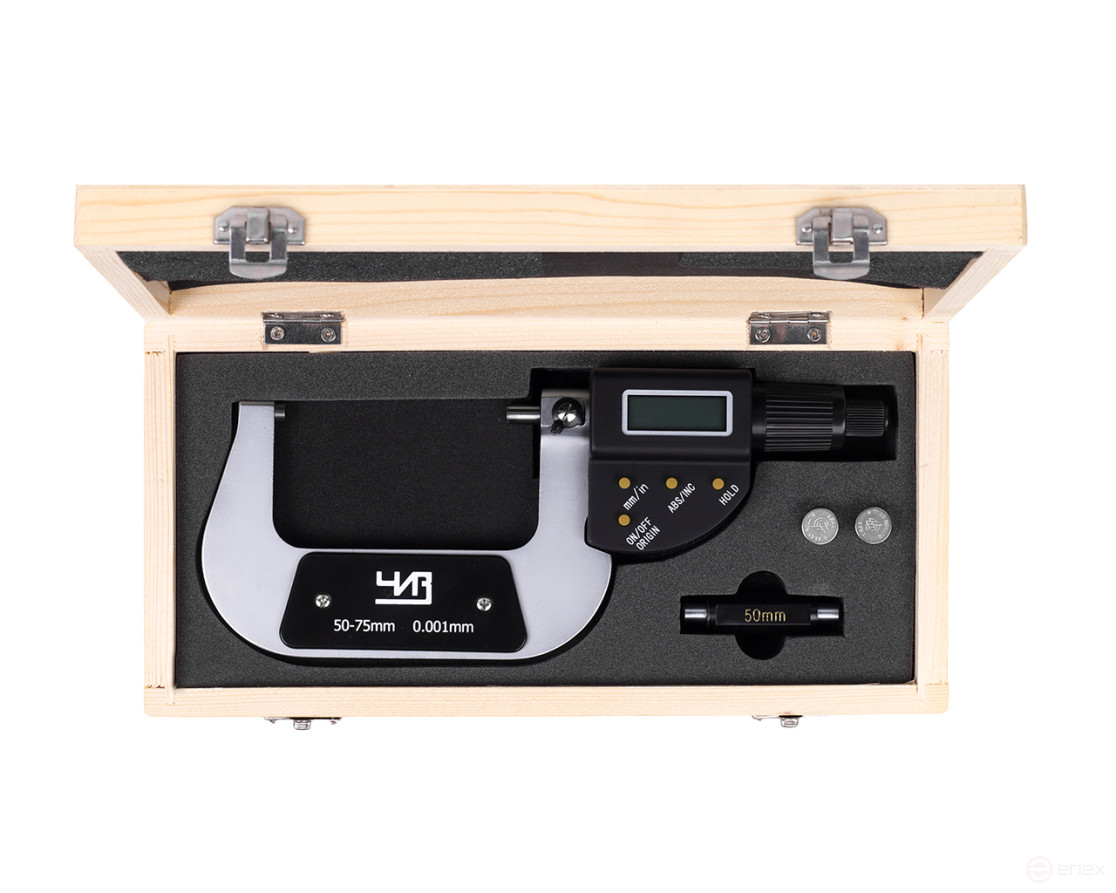 Микрометр гладкий МКЦ - 75 0,001 электр. 4 - кн. ЧИЗ