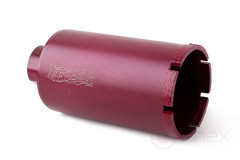 Сегментная алмазная коронка MESSER REDLINE по граниту диаметр 62 мм длина 100 мм