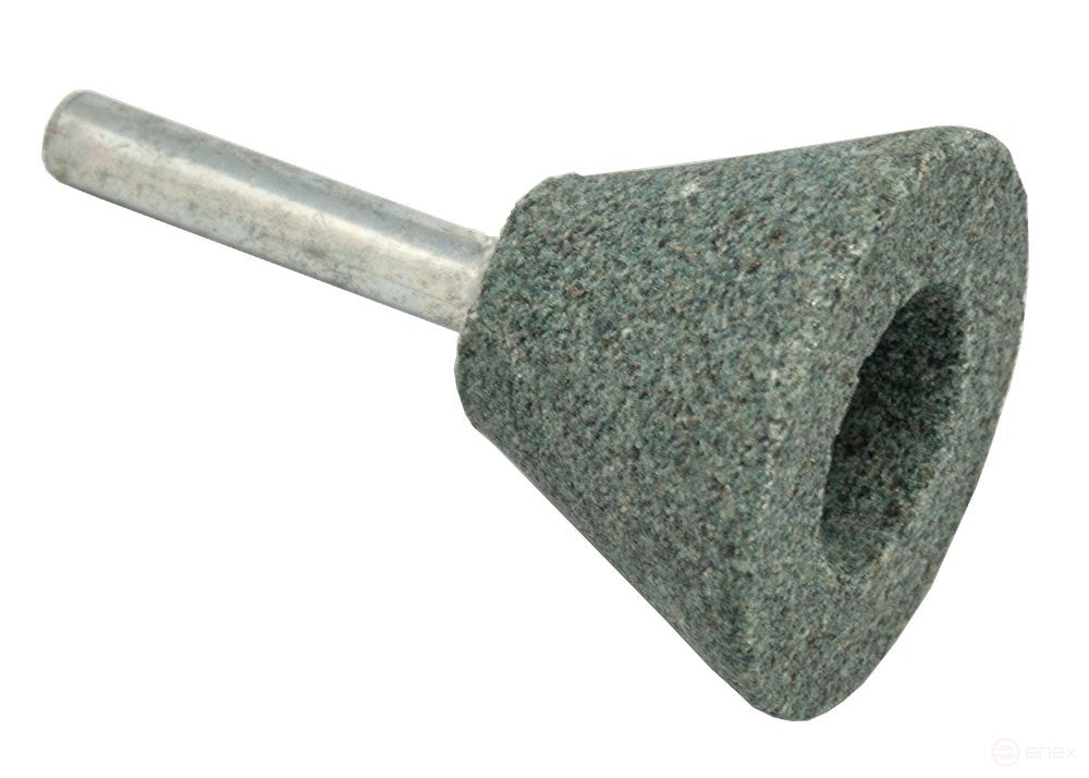 Шарошка абразивная ПРАКТИКА карбид кремния, трапециевидная 35х25 мм, хвост 6 мм, блистер (641-381)