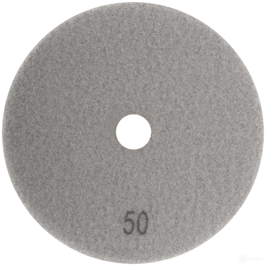 Алмазный гибкий шлифовальный круг АГШК (липучка), влажное шлифование, 125 мм, Р 50