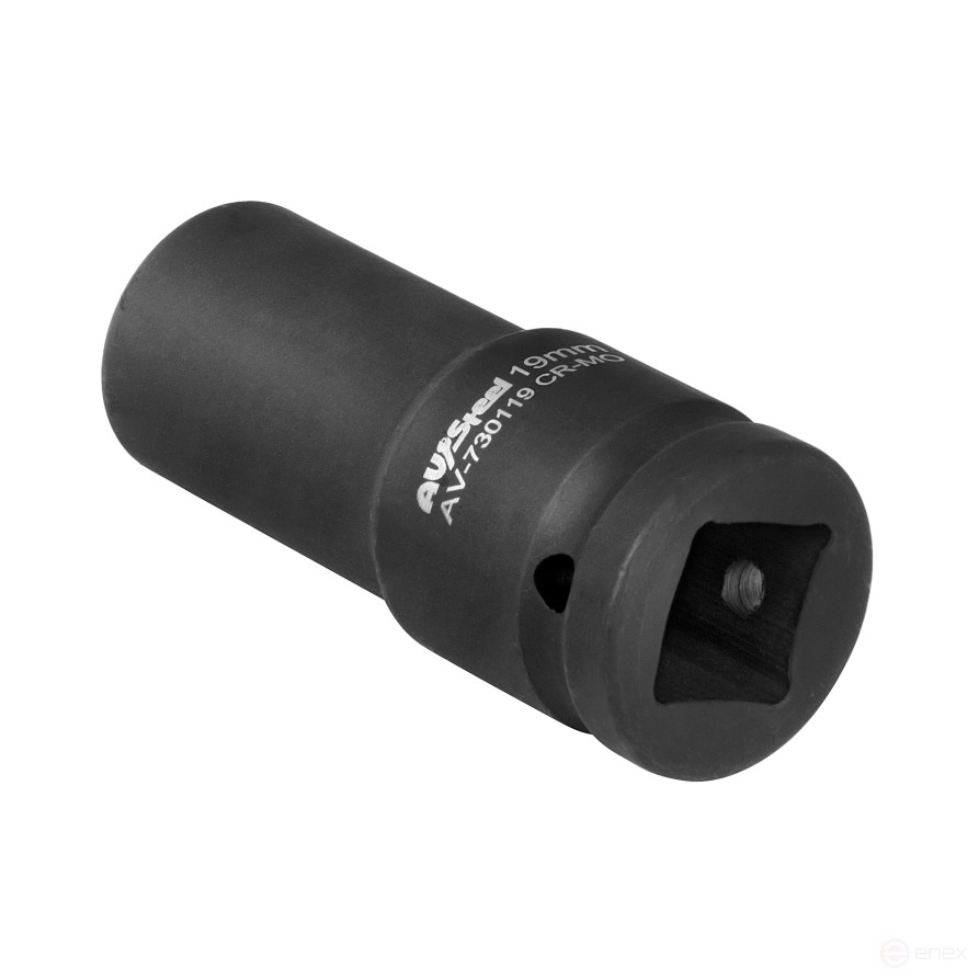 Головка ударная 3/4" шестигранная удлиненная 19мм