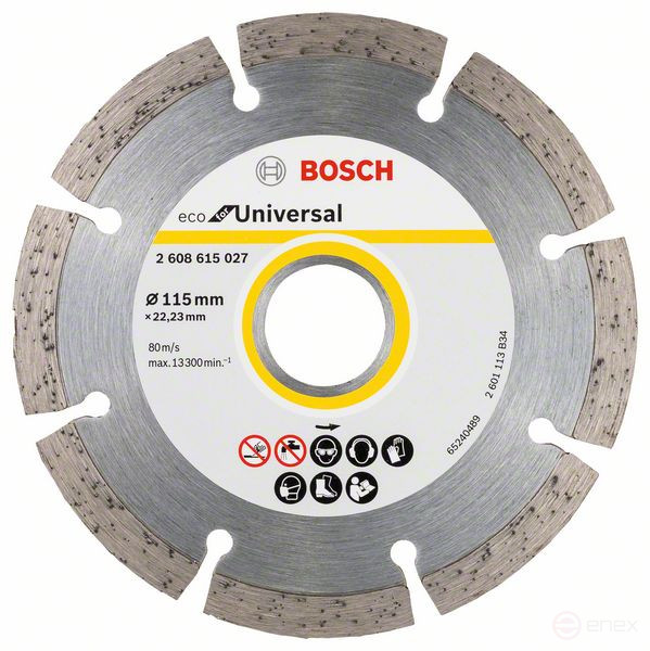 Алмазный отрезной круг ECO for Universal 115x22.23x2.0x7mm