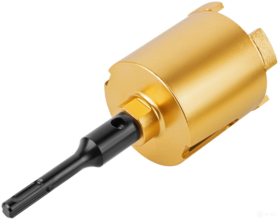 Коронка кольцевая по бетону алмазная безударная в сборе 72 мм