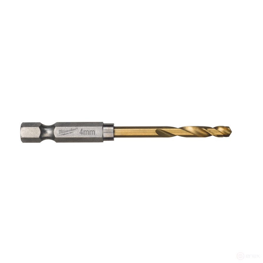 Metal drill bit RedHEX™ HSS-TiN 4.0mm (2 pcs/pack)
