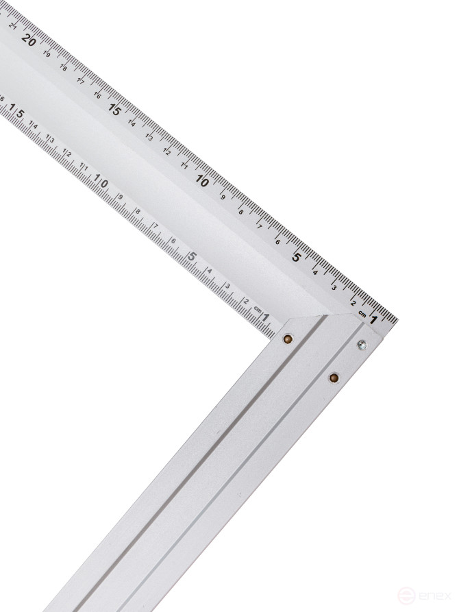 Угольник алюминиевый строительный 350 мм (две шкалы)