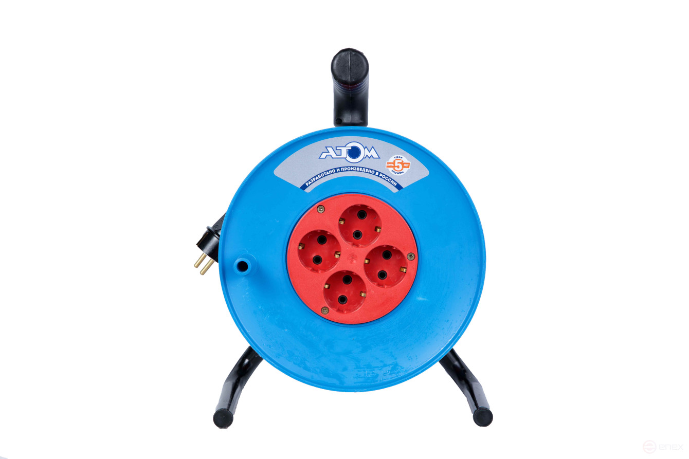 Extension cord on a coil ATOM PVS 2x2.5 30 m