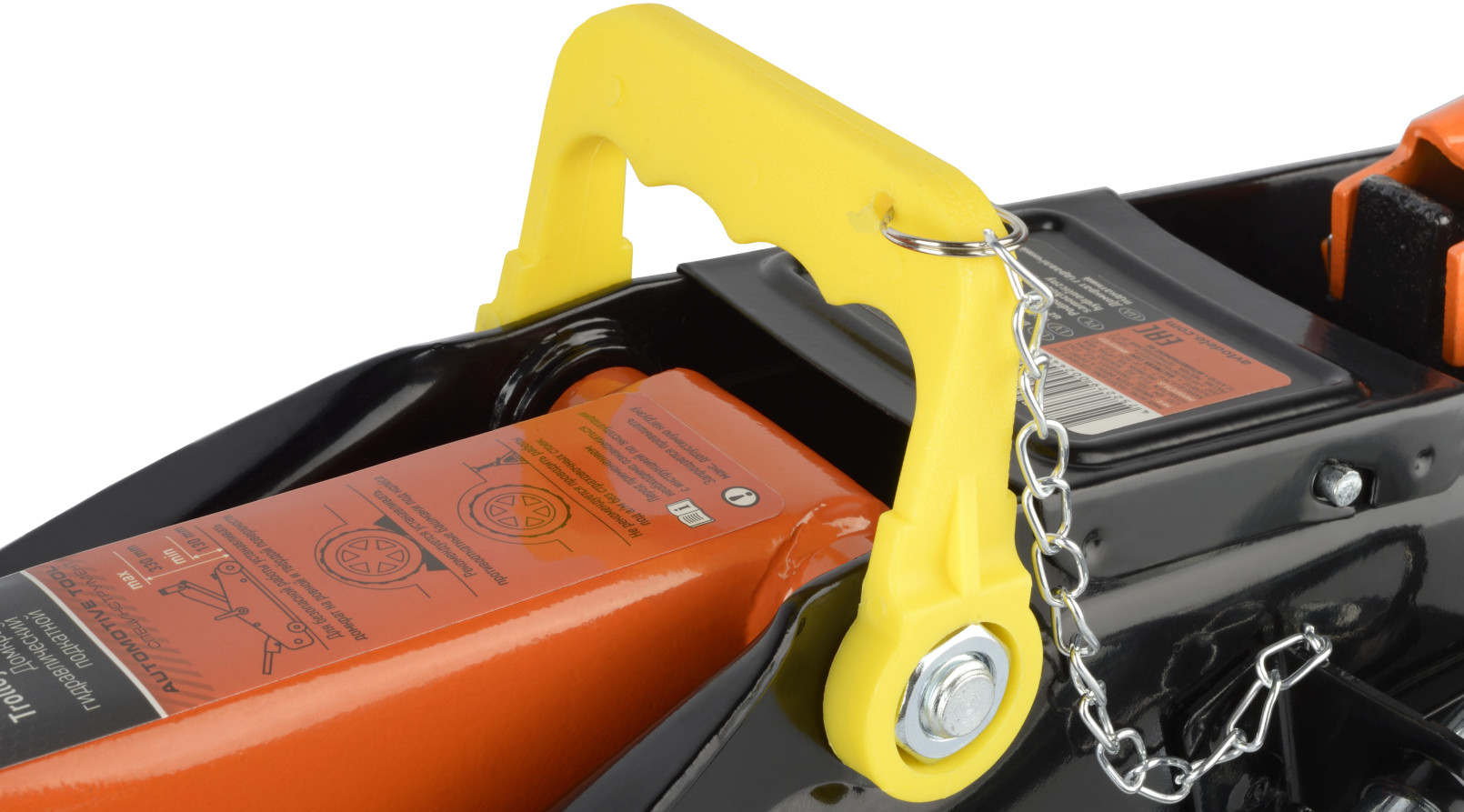 Домкрат гидр. 2.0т (130-330 мм подкатной; с фиксатором; в кейсе) АвтоDело (43228)