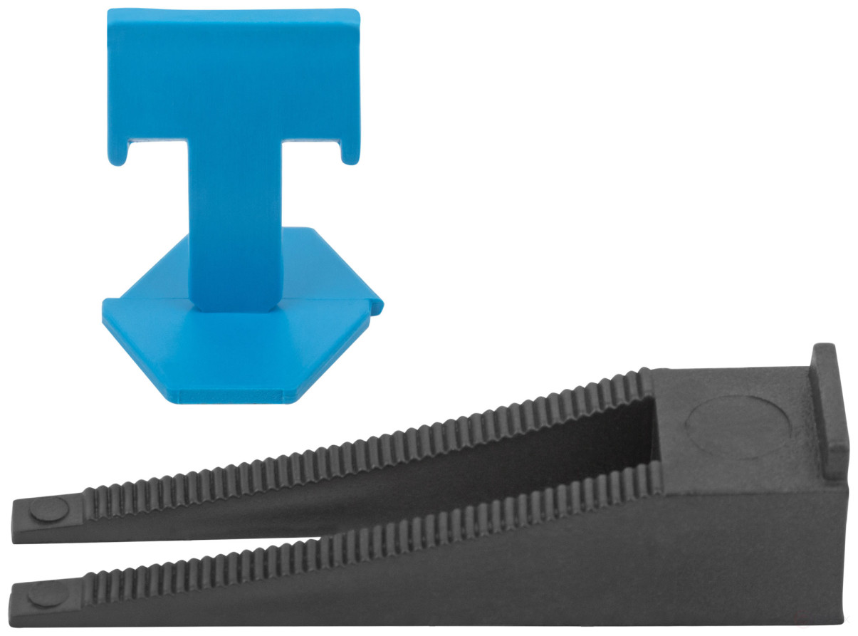 SVP (Tile Leveling System), "Flag" Clips 50 pcs. and Wedges 50 pcs., set, seam width 2.0 mm