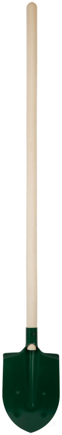 Bayonet shovel with stiffeners, with wooden handle 190x350x1420 mm