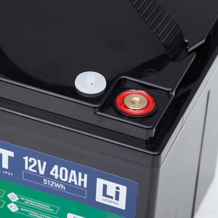 Литиевый аккумулятор тяговый LITJET PRO LiFePO4 12V 40Ah 512Wh IP67