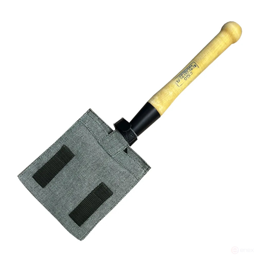 Сапёрная лопатка, штыковая армейская СССР с клеймом МПЛ - 50, 2 мм, чехол брезентовый в комплекте, ремешок кож. зам., туристическая/для отдыха на природе/для охоты и рыбалки