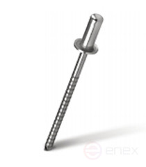 Заклепка вытяжная закрытая MESSER Нерж. сталь/Нерж. сталь Sst/Sst. Стандартный бортик. 3,2x8 мм (Упаковка 50 шт.)
