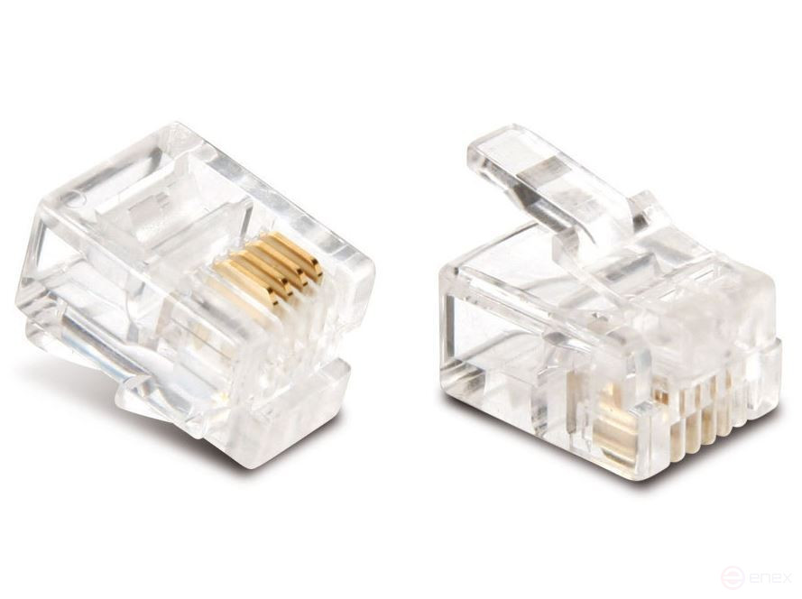 The RJ-11 (6P4C) Ripo connector (in the CPC.- 20 pcs)