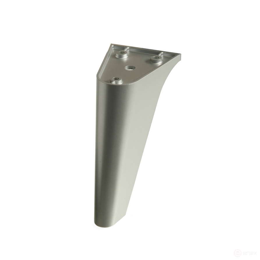 Опора меб. пласт. В-16 h120 металлик AKS