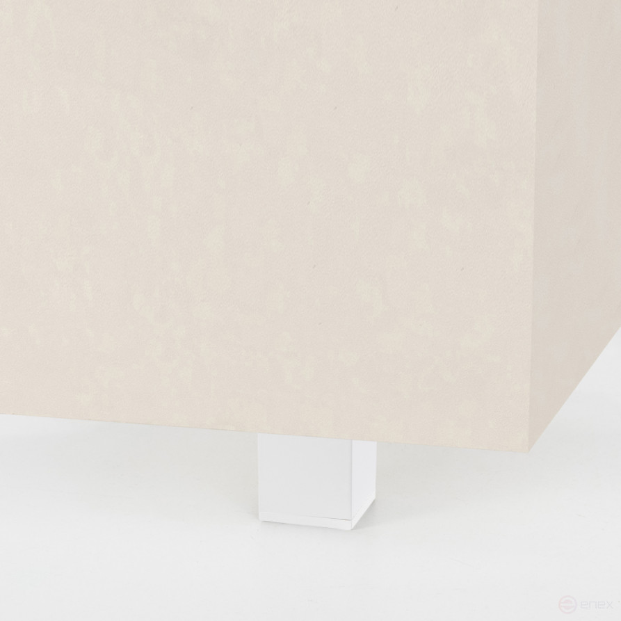 Опора меб. алюм. DAКP-27 h60 с регул. белый AKS