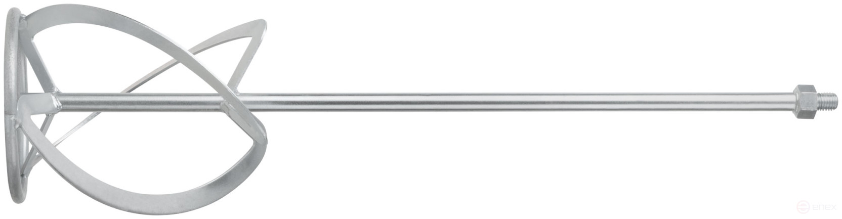 Миксер для тяжелых строительных смесей усиленный Профи, хвостовик М14, 140х590 мм, 04282