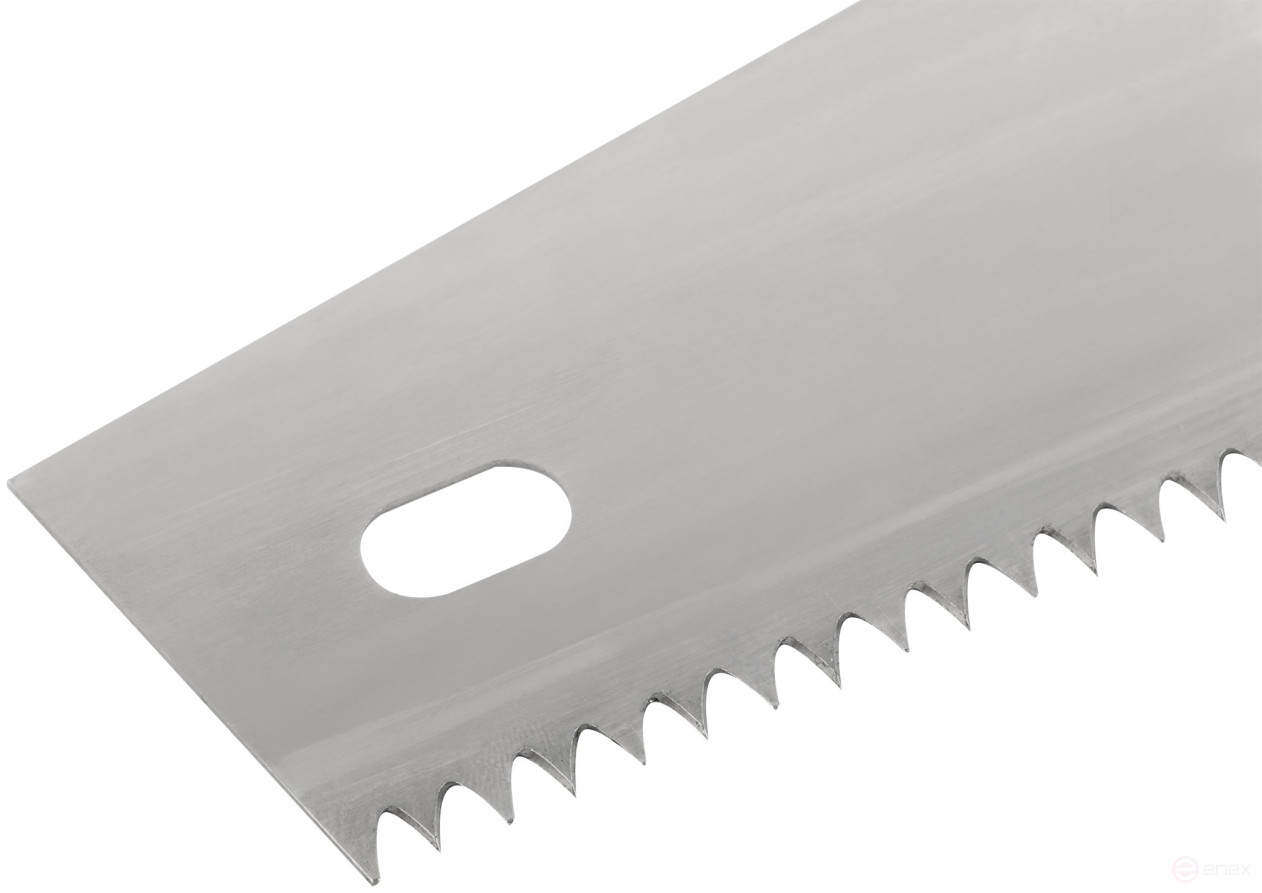 Universal wood hacksaw, 6.0 mm pitch, plastic rubberized handle 500 mm