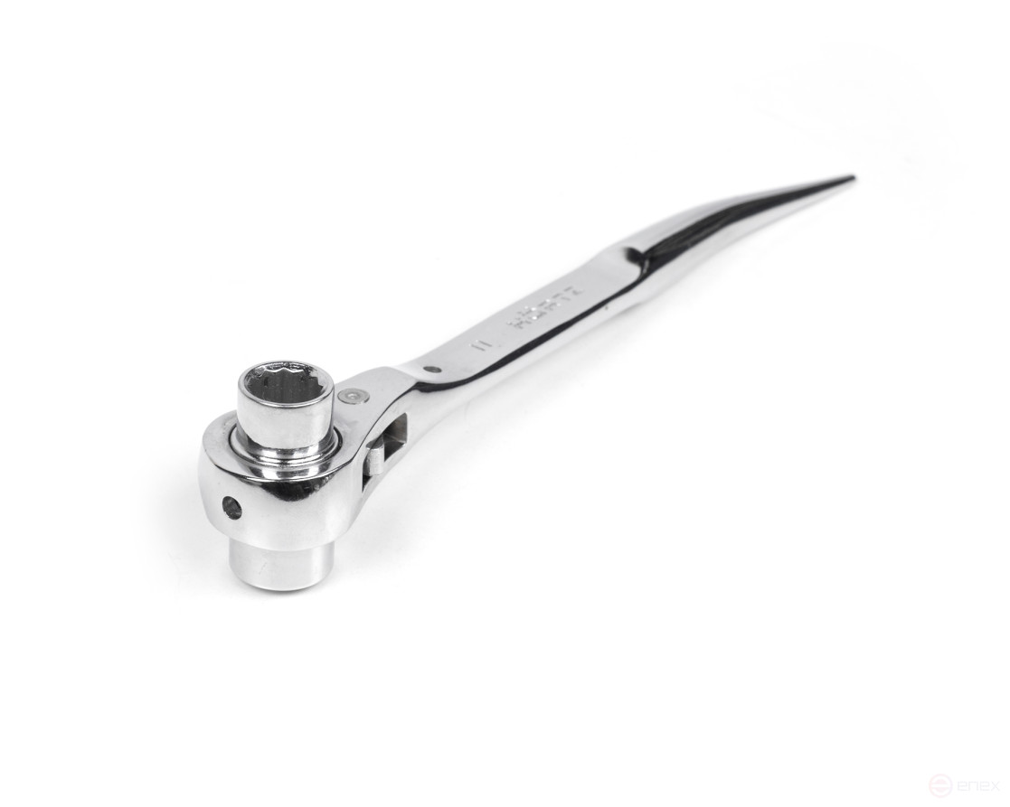 Colic socket wrench ratchet 11x13 chrome HORTZ