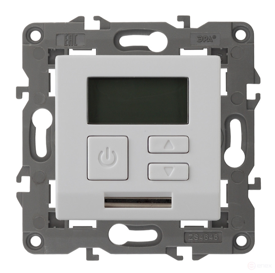 14-4111-01 ERA Thermostat universal 230V-Imah16A, IP20, Era Elegance, white
