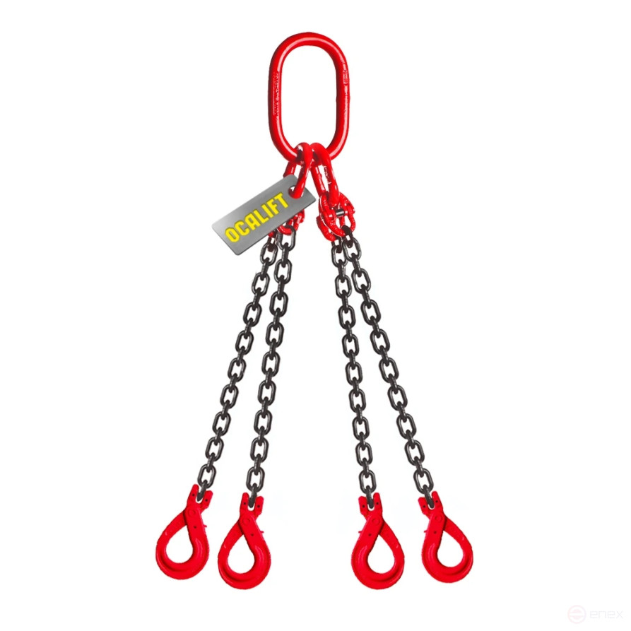 OCALIFT 4CC 11.2t 4m Chain sling t8 G80 with self-closing hooks