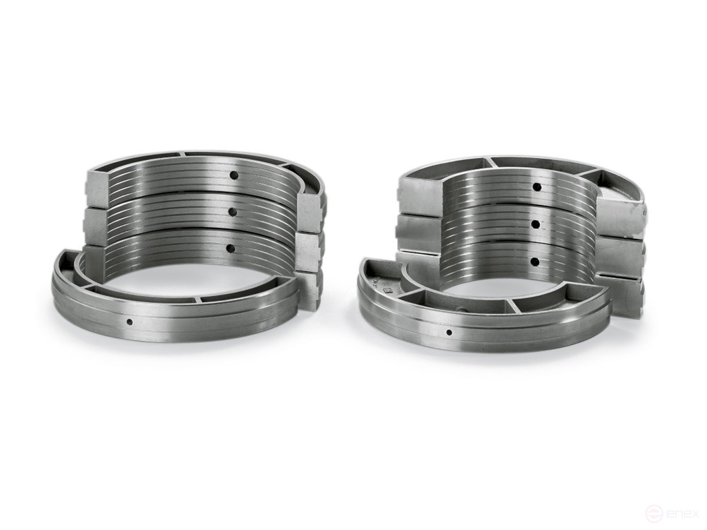 Редукционные вкладыши труба/труба на 200мм (6 шт.) широкие